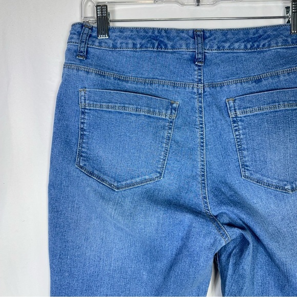 Style & Co. Denim Stretch Skimmer Bermuda Jean Shorts - Picture 4 of 6